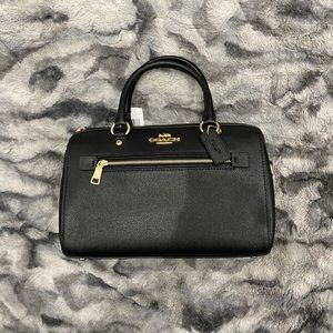 Coach Rowan Satchel With Signature Canvas Detail